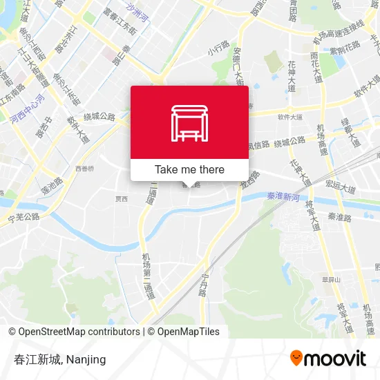 春江新城 map