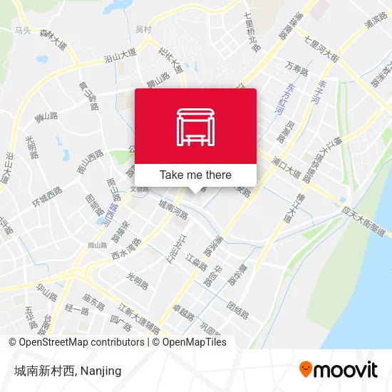 城南新村西 map