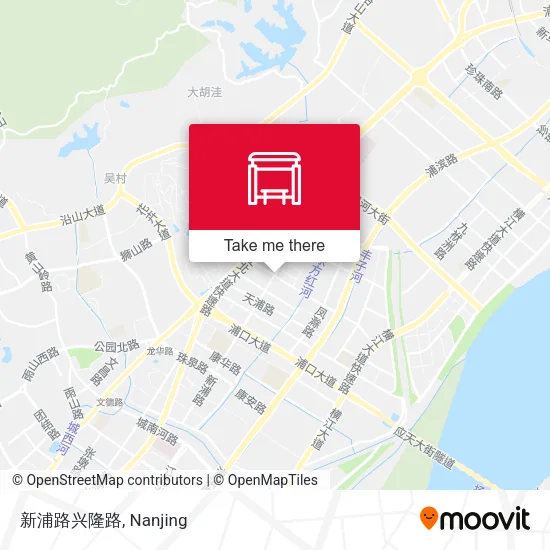 新浦路兴隆路 map