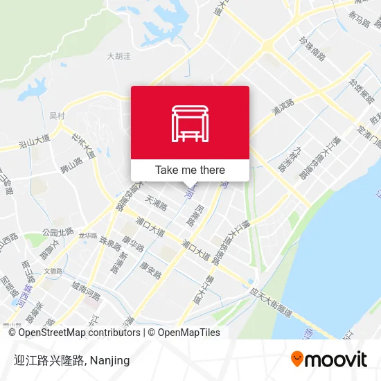 迎江路兴隆路 map