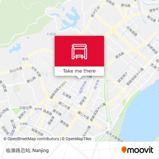 临滁路总站 map