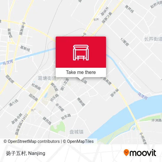 扬子五村 map
