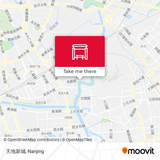 天地新城 map
