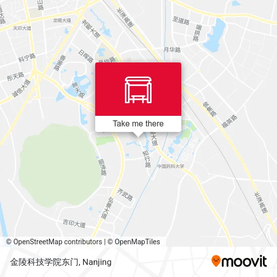 金陵科技学院东门 map