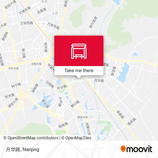 月华路 map