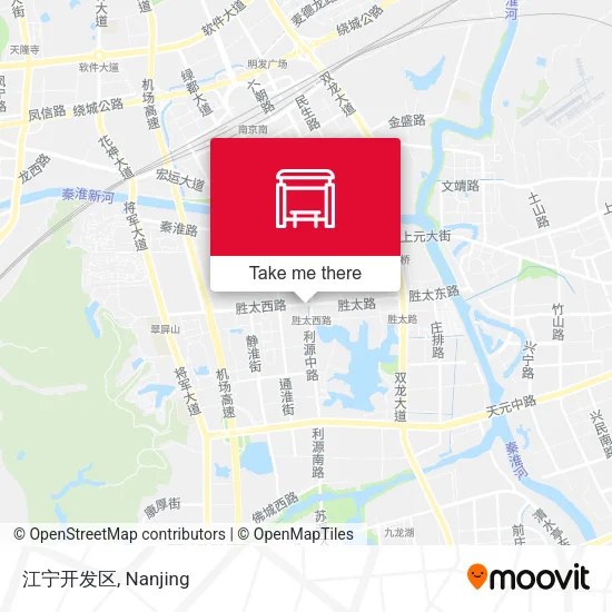 江宁开发区 map