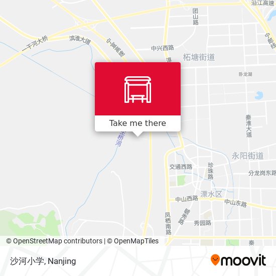 沙河小学 map