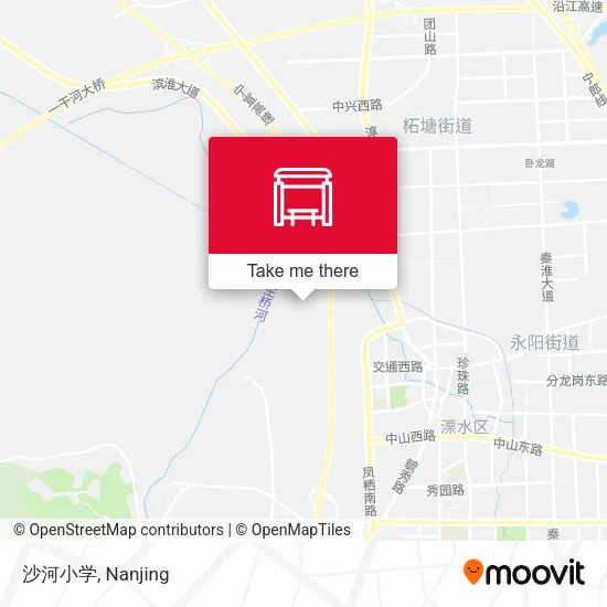 沙河小学 map