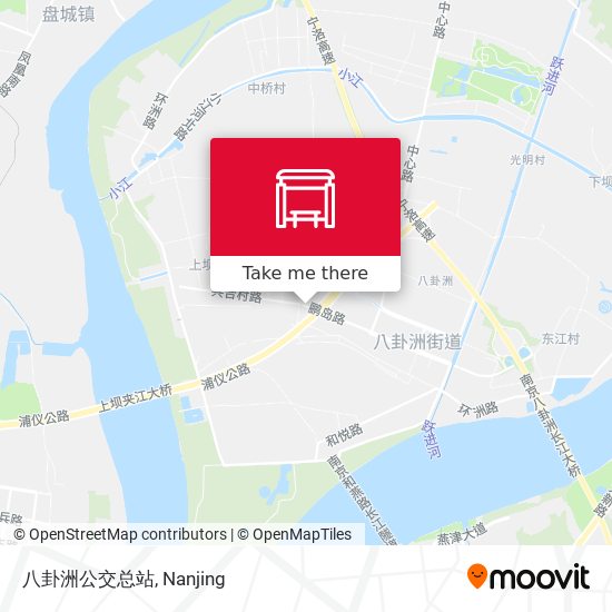 八卦洲公交总站 map