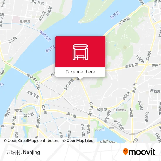 五塘村 map