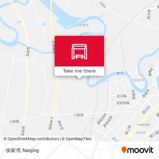 侯家湾 map