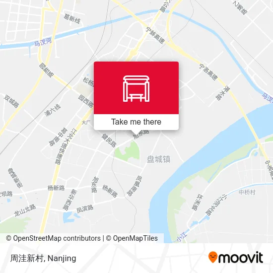 周洼新村 map