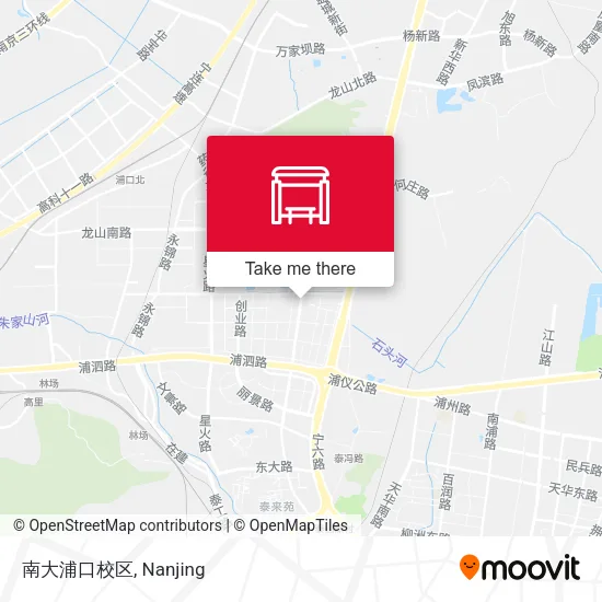 南大浦口校区 map