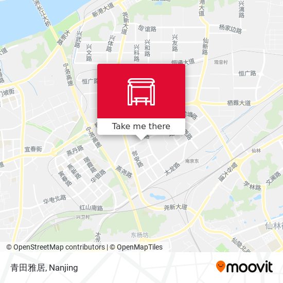 青田雅居 map