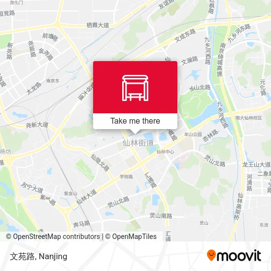 文苑路 map
