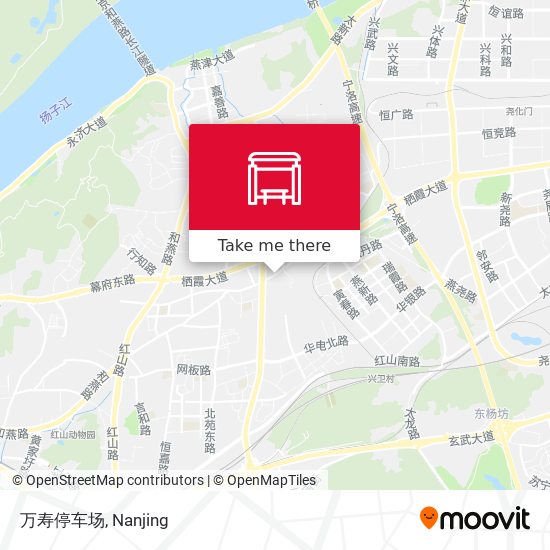 万寿停车场 map