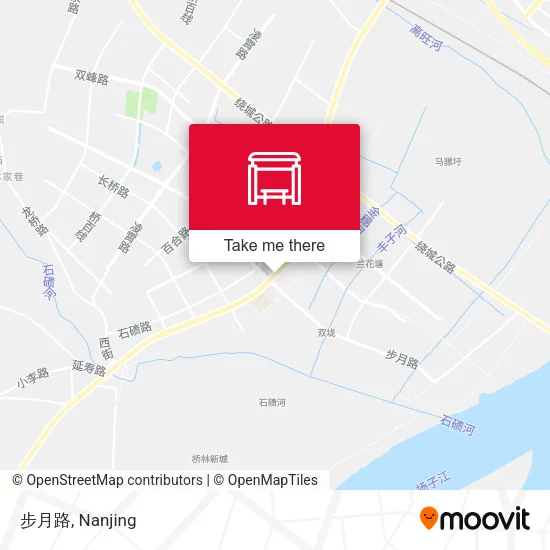 步月路 map
