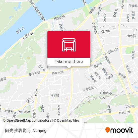 阳光雅居北门 map