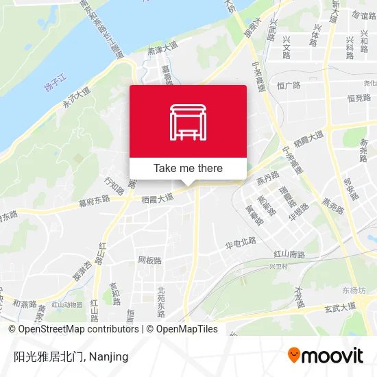 阳光雅居北门 map