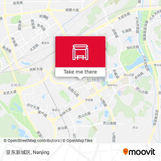 亚东新城区 map