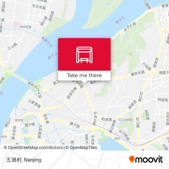 五塘村 map