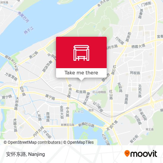 安怀东路 map
