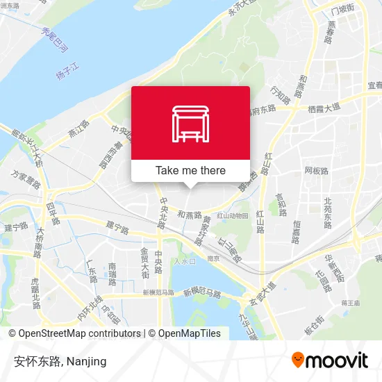 安怀东路 map