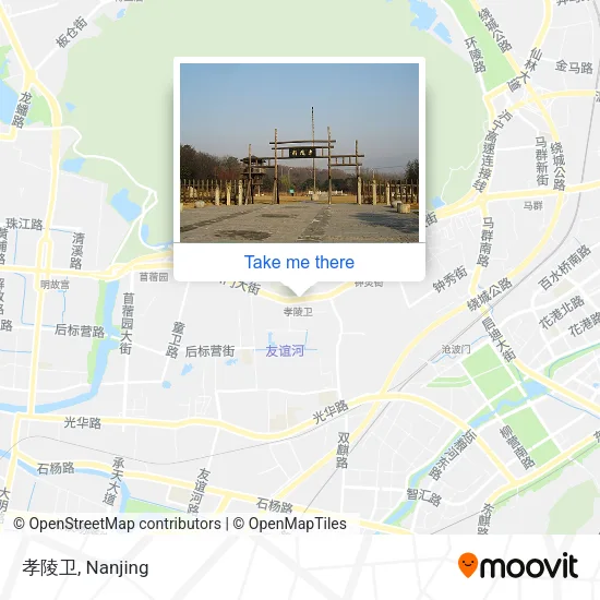 孝陵卫 map