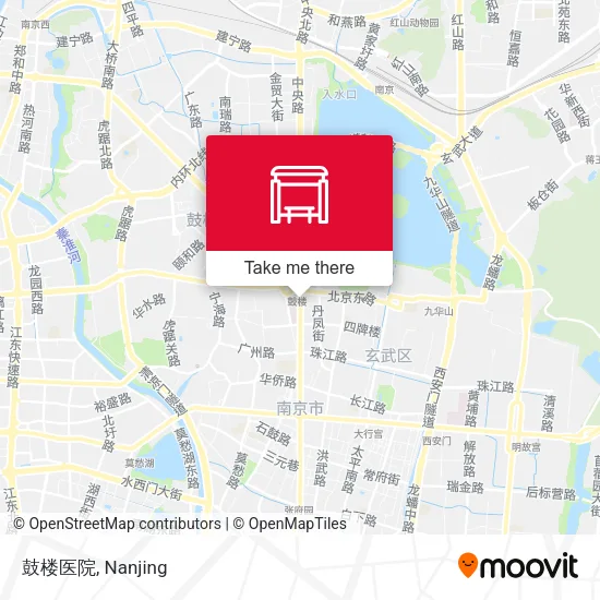 鼓楼医院 map
