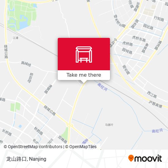 龙山路口 map