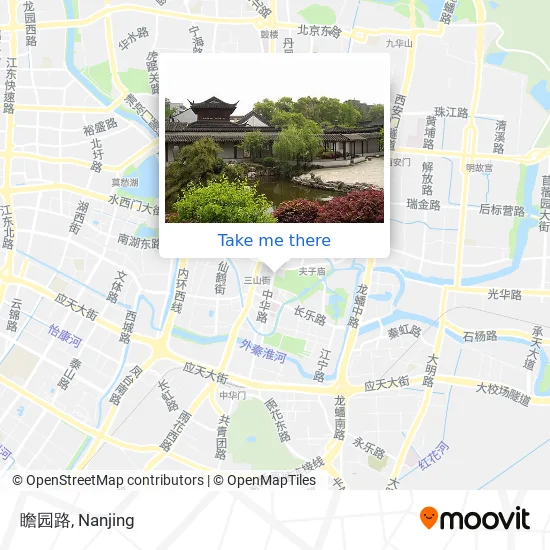 瞻园路 map