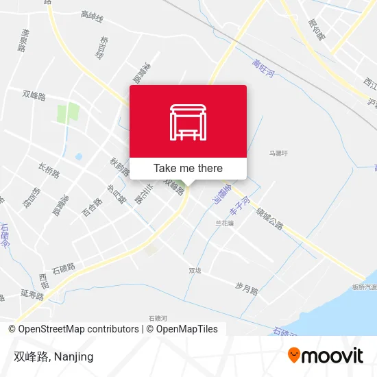 双峰路 map