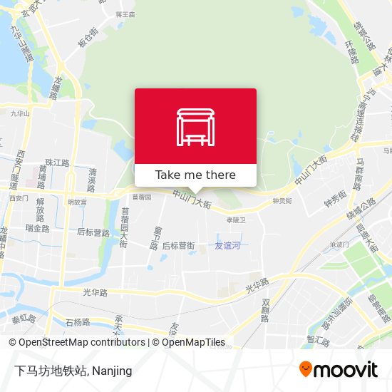 下马坊地铁站 map