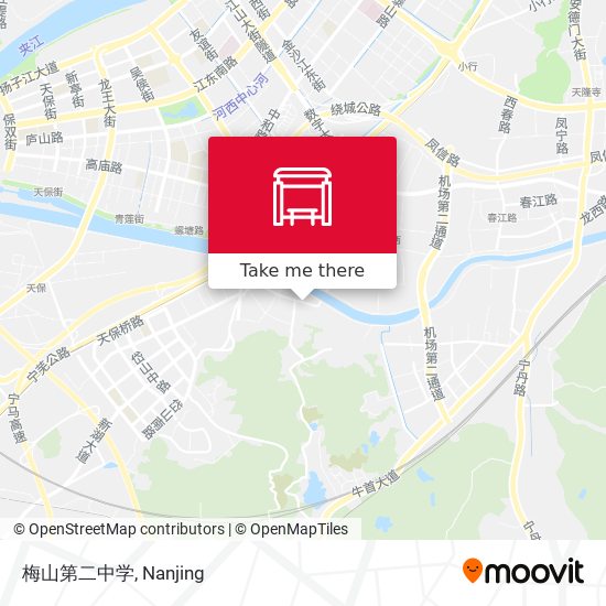 梅山第二中学 map