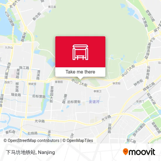 下马坊地铁站 map