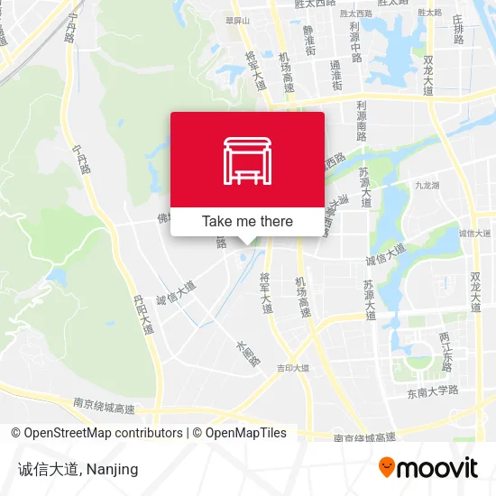 诚信大道 map