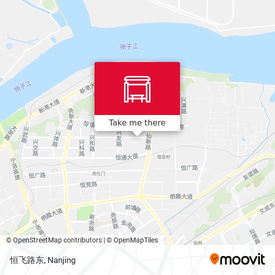 恒飞路东 map