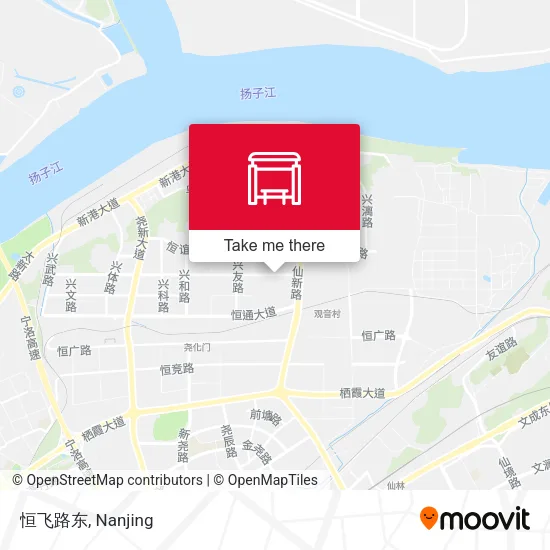 恒飞路东 map
