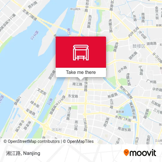 湘江路 map