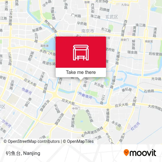 钓鱼台 map
