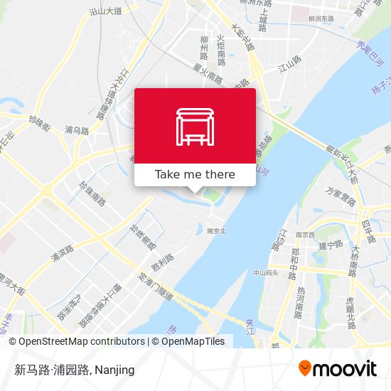 新马路·浦园路 map