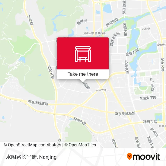 水阁路长平街 map