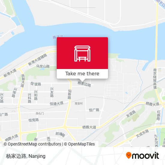 杨家边路 map