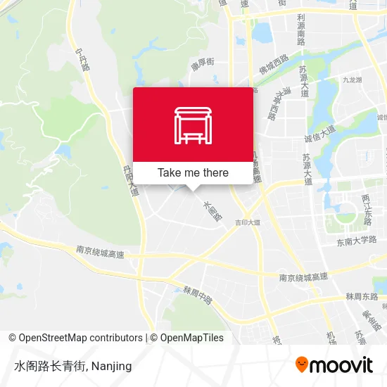 水阁路长青街 map