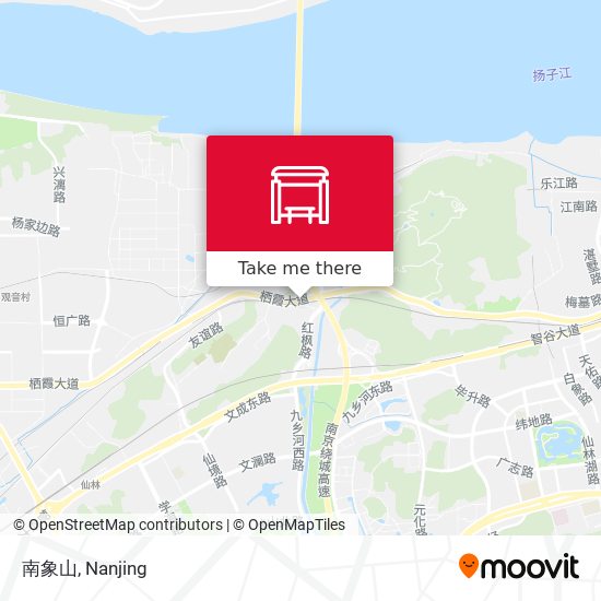 南象山 map