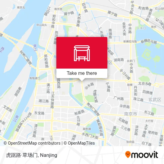 虎踞路·草场门 map