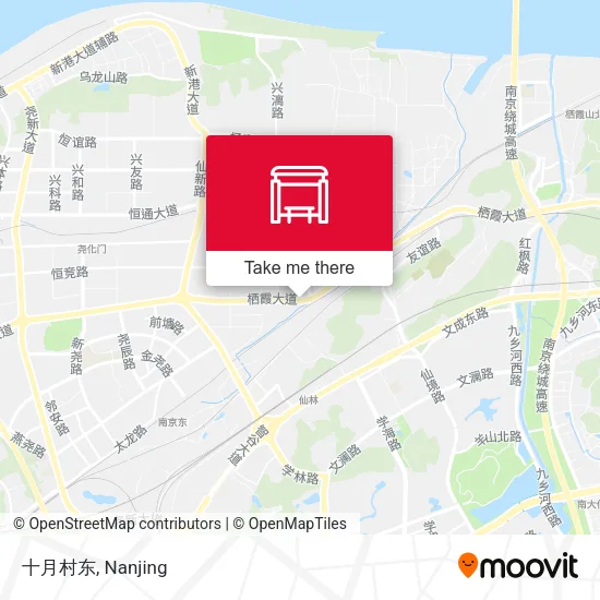 十月村东 map