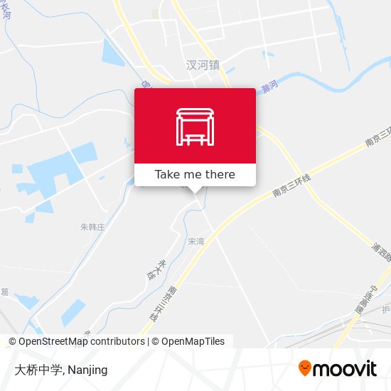 大桥中学 map