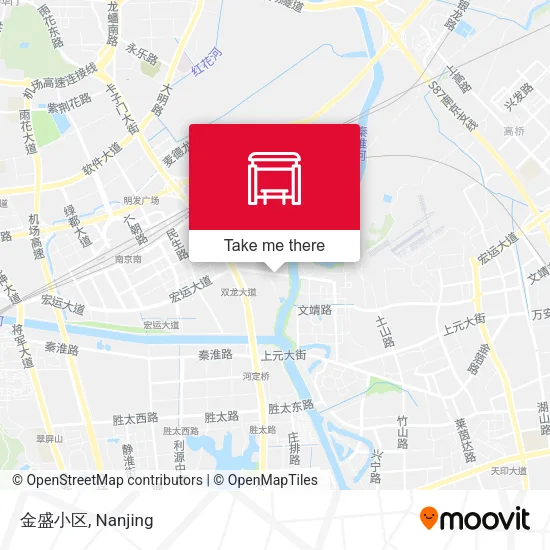 金盛小区 map