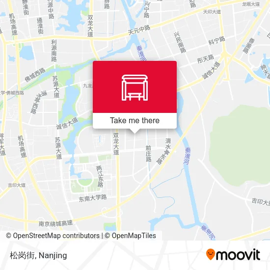 松岗街 map
